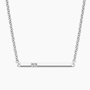 Brilliant Earth Diamond Bar Pendant Necklace *Brand New*
